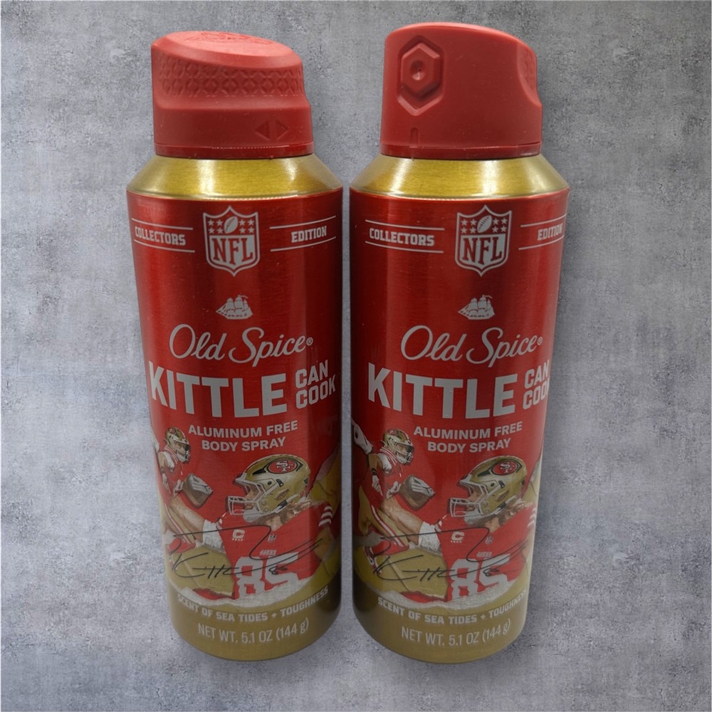 Old Spice X NFL Collector’s Edition George Kittle Body Spray 2 Pack *IN HAND NEW